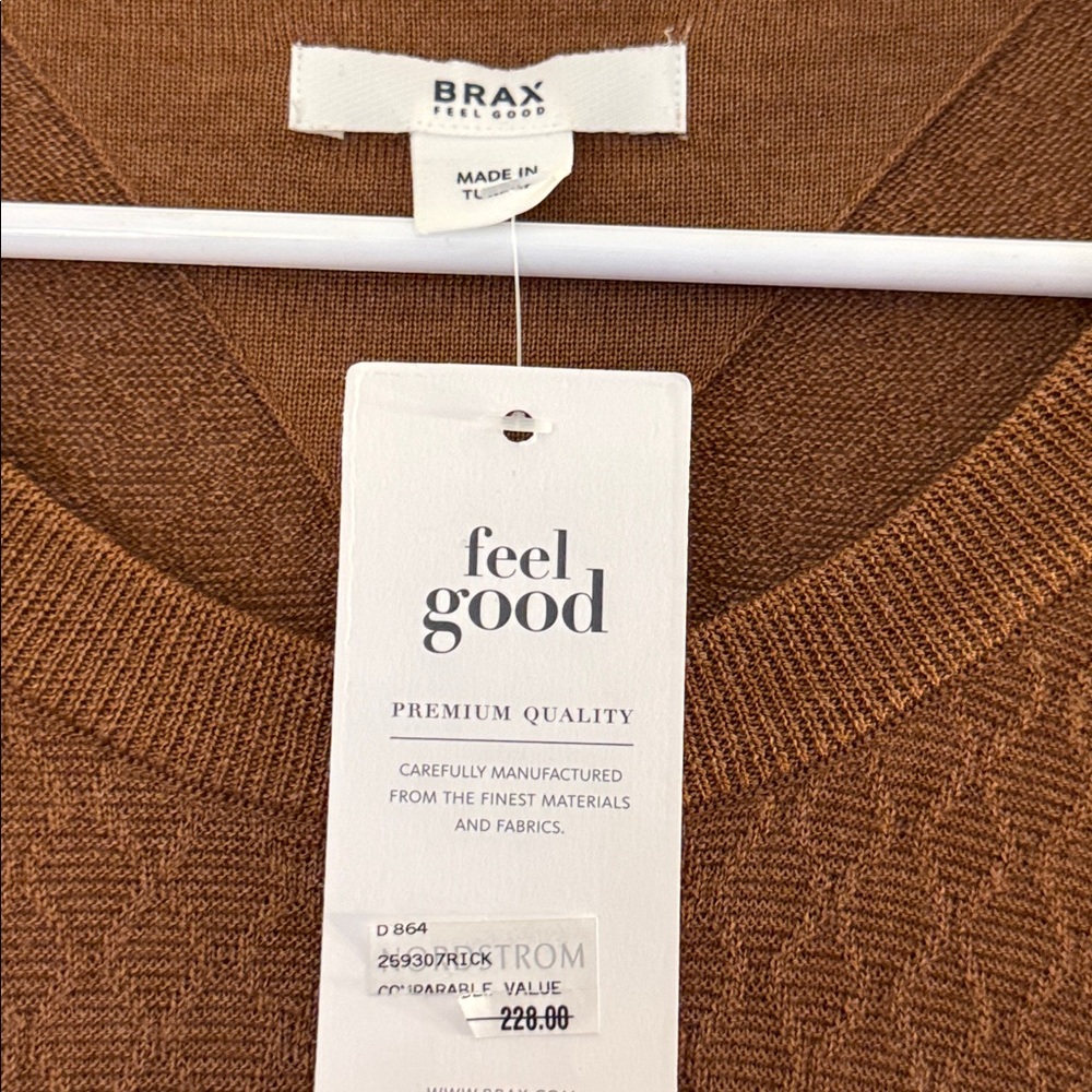 BRAX Rick Neutral Lightweight Sweater - Picture 5 of 5
